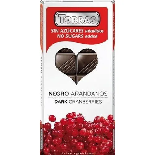 Ciocolata Neagra cu Coacaze 150gr Torras