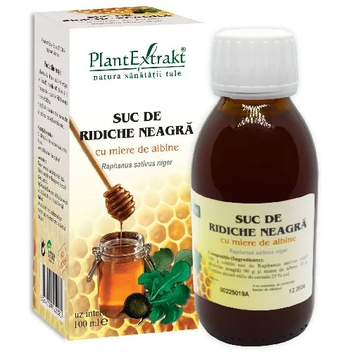 Suc De Ridiche Neagra, 100ml, PlantExtrakt