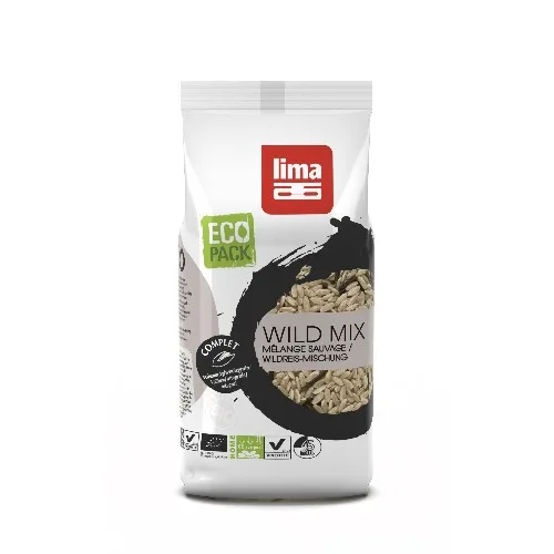 Mix de Orez Brun si Orez Salbatic Bio 500gr Lima
