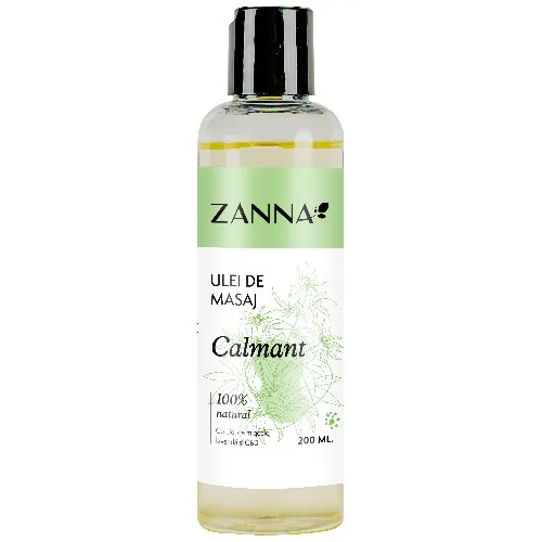  Ulei de masaj Calmant cu CBD si Lavanda, 200ml, Zanna