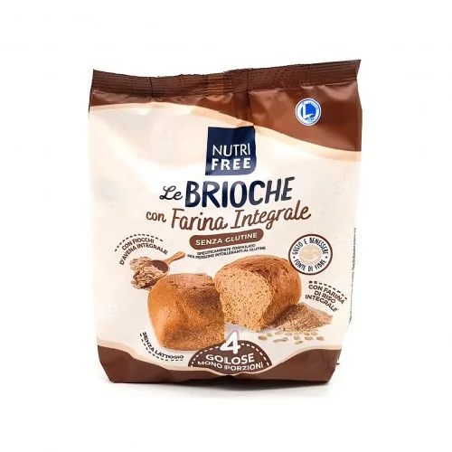 Brioche Faina Integrala 200gr, Nutri Free
