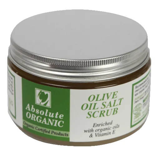 Exfoliant de Corp Organic cu Ulei de Masline-Sare de Mare 250ml