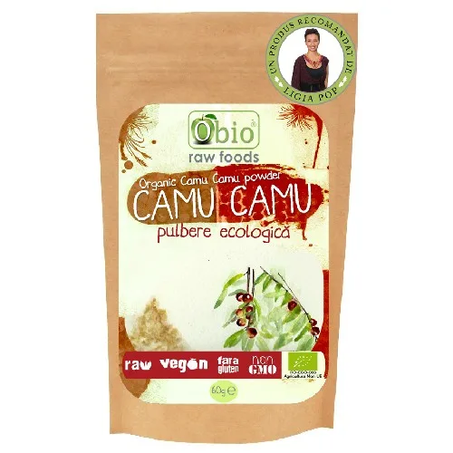 Camu Camu Pulbere Raw Bio 60gr Obio