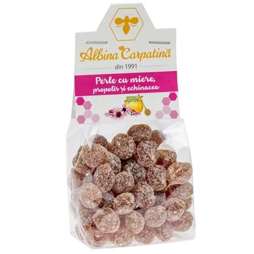 Perle de Miere+Propolis+Echinaceea, 100gr, Albina Carpatina