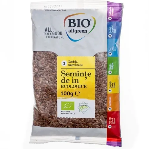 Seminte de In Eco 100gr Bio Allgreen