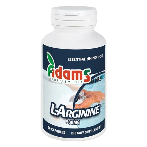 L-Arginine 500mg 90cps. Adams Supplements