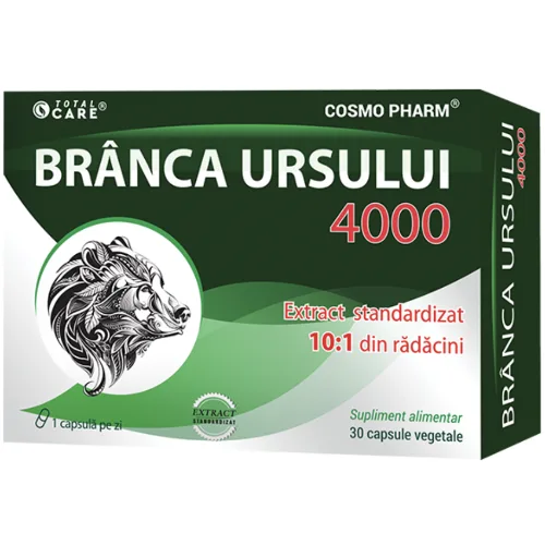 Branca Ursului 4000mg 30 cps, Cosmopharm