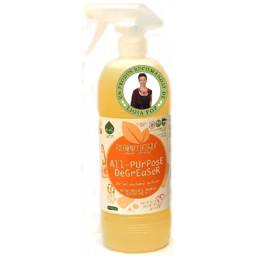 Detergent Ecologic pentru Toate Suprafetele cu Ulei de Portocale