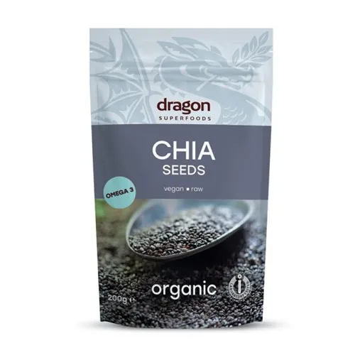 Seminte de Chia Raw 200g Dragon Superfoods