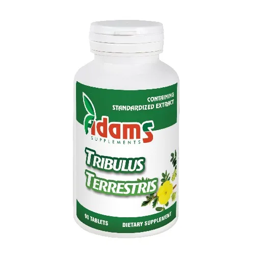 Tribulus Terrestris 1000mg, 90tab, Adams Supplements