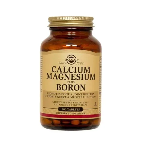 Calcium Magnesium + Boron 100cps Solgar