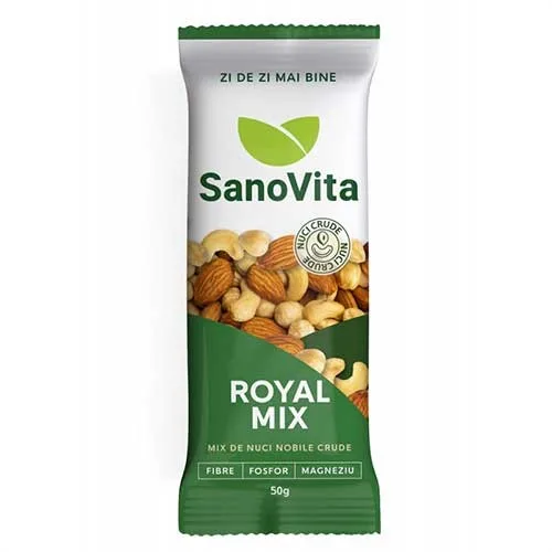 Mix Nuci Nobile Crude, 50g, Sano Vita