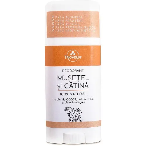 Deodorant cu Musetel si Catina, Bio, 70gr , Trio Verde