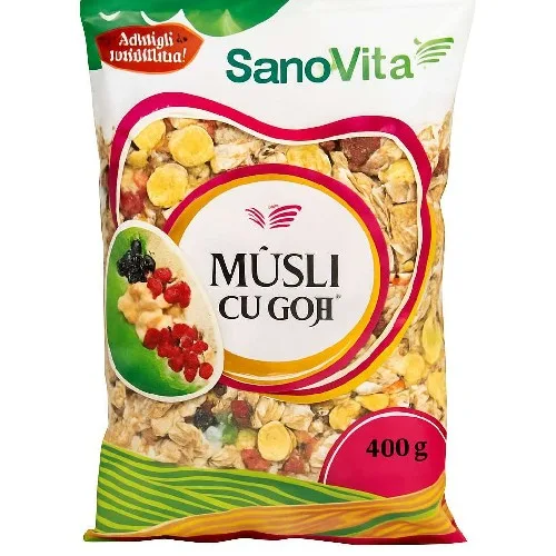 Musli cu Goji, 400gr, Sanovita