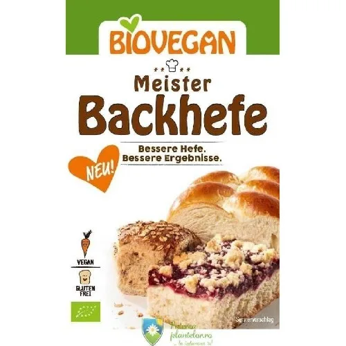 Drojdie Uscata fara Gluten, Eco, 7gr, Biovegan