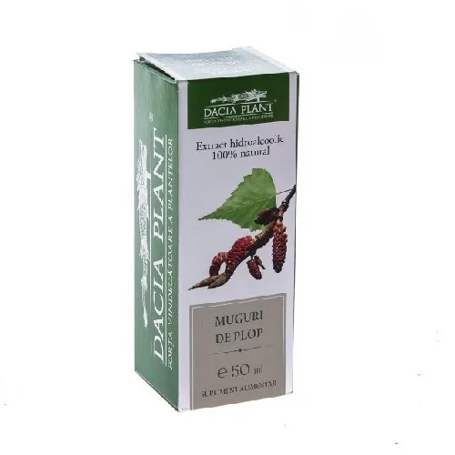 Tinctura din Muguri de Plop 50ml Dacia Plant
