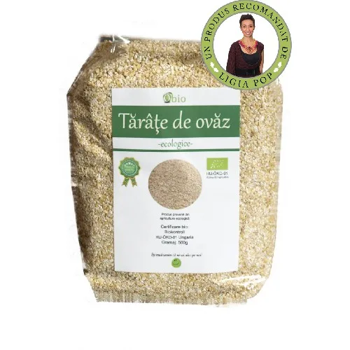 Tarate de Ovaz Bio 500gr Obio