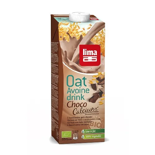 Lapte de Ovaz cu Ciocolata si Calciu Bio 1l Lima