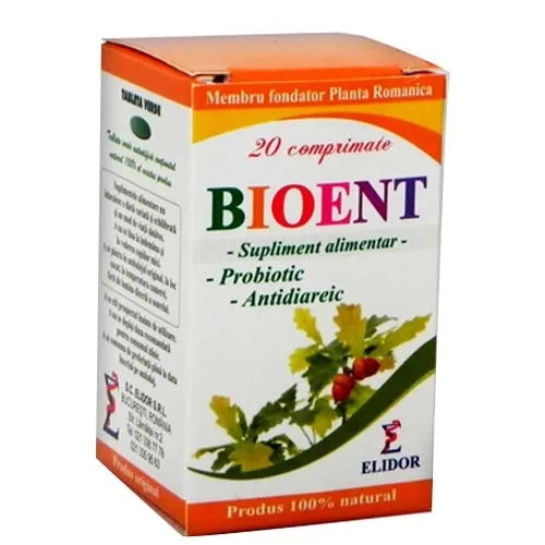 Bioent, 20cpr, Elidor Pontica