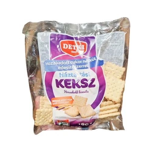 Detki Biscuiti Natur Fara Zahar 160g, Mpline