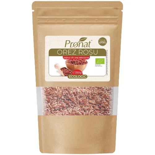 Orez Rosu Ecologic 250 gr Pronat