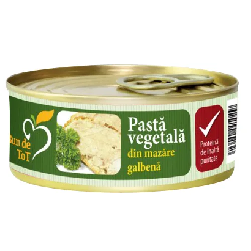 Pasta Vegetala din Mazare Galbena 100gr Dacia Plant