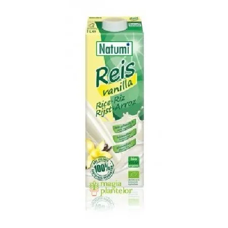 Bautura Vegetala de Orez cu Vanilie 1l Natumi