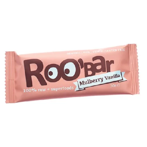 Baton Raw Bio cu Dude si Vanilie 30gr Roobar
