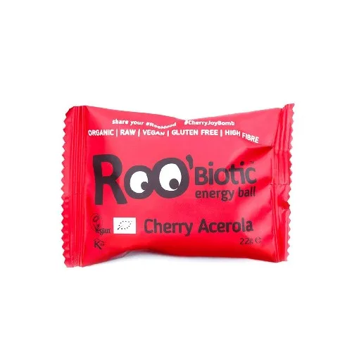 ROObiotic Bila Energetica cu Probiotice -Cirese si Acerola 22g 