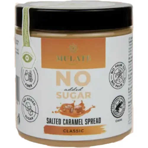 Crema Tartinabila Cu Caramel Sarat Fara Zahar 230g Mulate