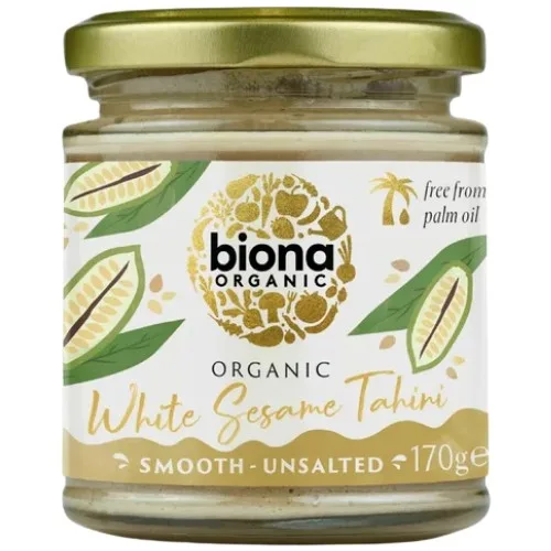 Tahini din susan alb, bio, 170g, Biona