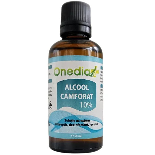 Alcool Camforat 10% 50ml Onedia