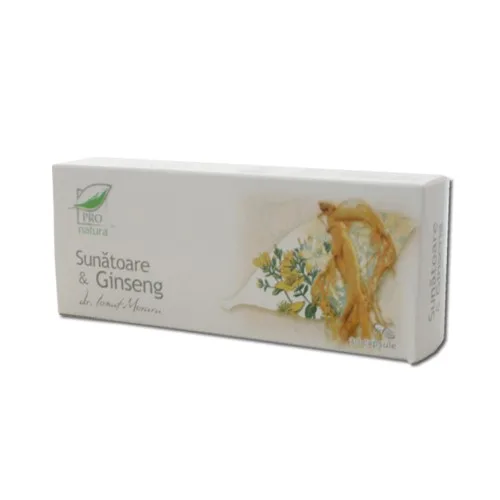 Sunatoare & Ginseng 30cps Pro Natura
