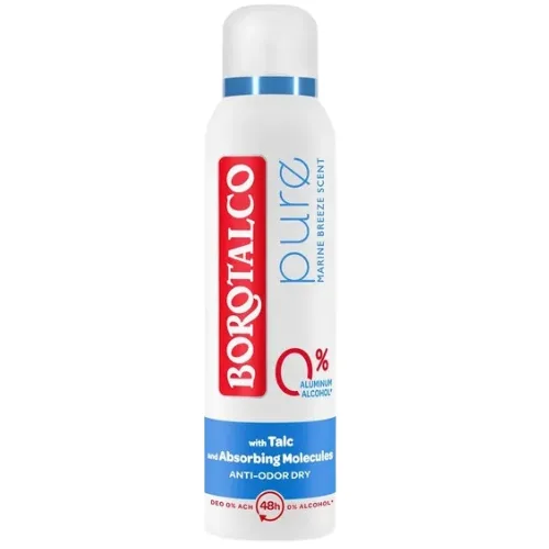 Deodorant Spray Pure Marine Breeze (0% Aluminium) 150ml Borotalco