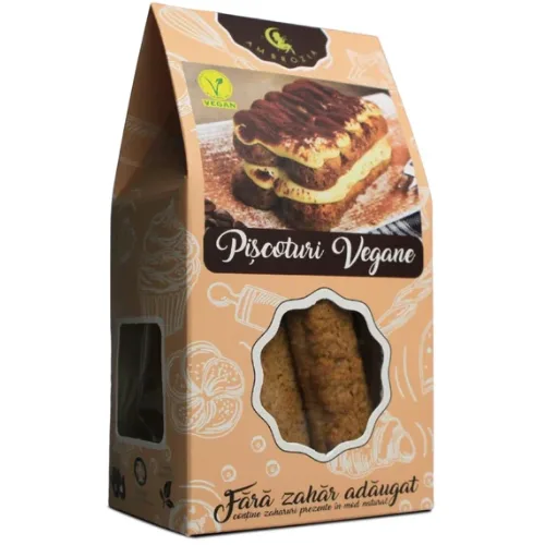 Biscuiti Piscoturi Vegane 130gr Hiper Ambrozia
