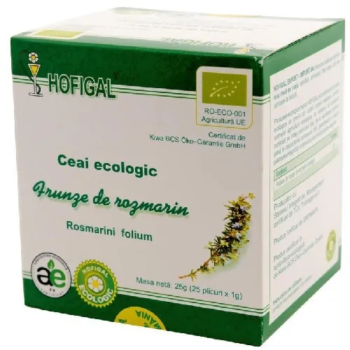 Ceai de Rozmarin Eco 25dz 1gr Hofigal