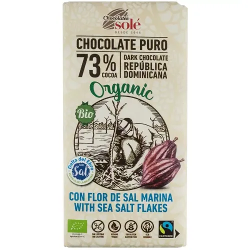 Ciocolata Neagra Sole 73% Cacao Eco 100g
