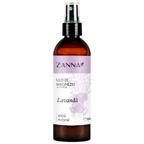  Ulei de magneziu, cu Lavanda, 150ml, Zanna