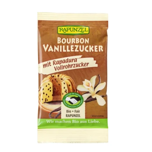 Zahar Vanilie Bourbon Integral, 4x8gr/buc, Rapunzel