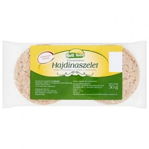 Rondele din Hrisca Expandat, 50g, Nett Food