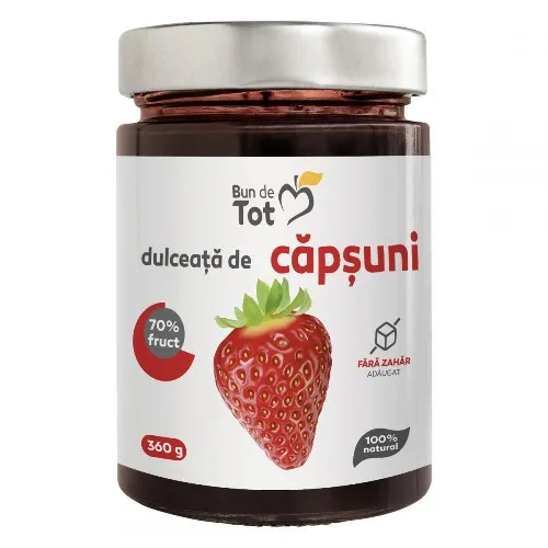Dulceata de Capsuni, 360g, Bun de Tot