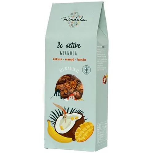 Granola cu Cocos, Mango si Banane 250gr Mendula
