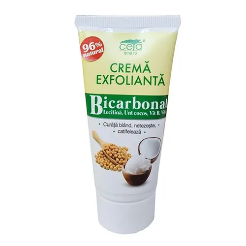 Crema Exfolianta 96% Naturala Bicarbonat 50ml Ceta