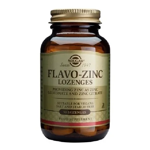 Flavo-Zinc 23mg Lozenges 50cps Solgar