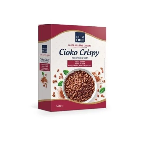 Cioko Crispy Fulgi de Cereale cu Ciocolata, 340g, NutriFree
