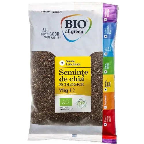 Seminte Chia Eco 75gr Bio Allgreen