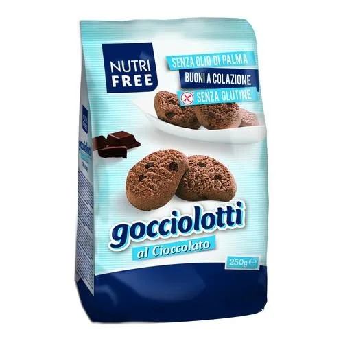 Biscuiti cu Ciocolata 250gr Nutrifree