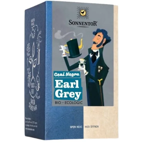 Ceai Negru Earl Grey, Eco, 18 plicuri, Sonnentor