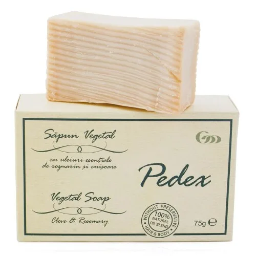 Pedex Sapun Vegetal cu rozmarin si cuisoare, 75g, Herbagen