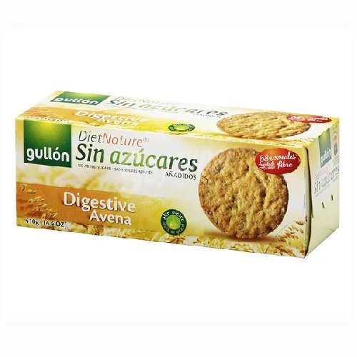Biscuiti cu Ovaz cu indulcitor fara zahar,410g, Gullon